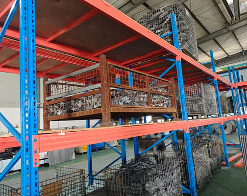 Rack penyimpanan palet tugas berat gudang baja yang disesuaikan