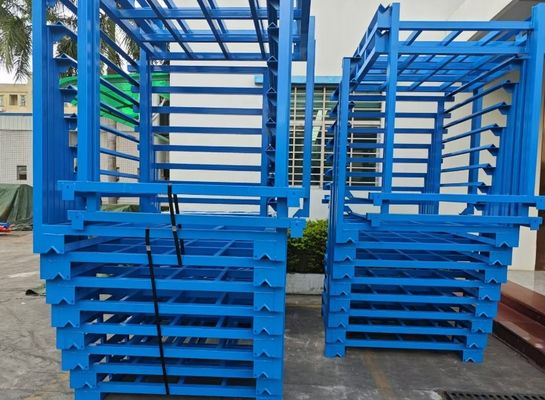 Rack gudang stackable baja untuk suku cadang mobil dan furnitur
