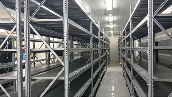 2-8 Rack baja ringan lapisan dengan desain lubang kupu-kupu Kapasitas beban hingga 500kg/level