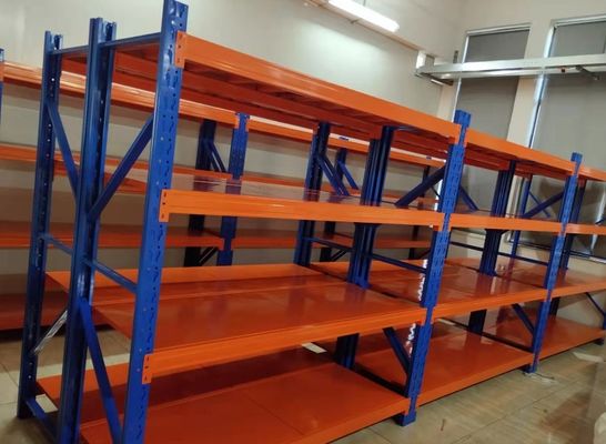 100-200kg Super Light Duty Rack Penyimpanan Baja Lempar 2-8