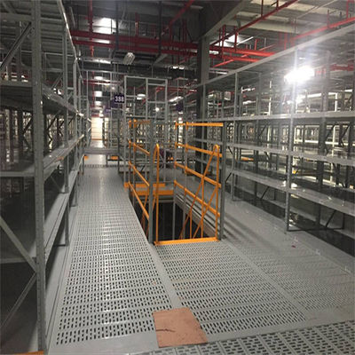 Lantai Mezzanine Industri Baja beban lantai 300-1000kg Per Meter persegi untuk pilihan penyimpanan serbaguna