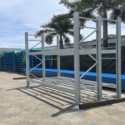 2000kg Kapasitas Heavy Duty Steel Storage Rack Disesuaikan untuk kebutuhan penyimpanan Heavy-Duty