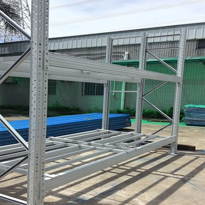 2000kg Kapasitas Heavy Duty Steel Storage Rack Disesuaikan untuk kebutuhan penyimpanan Heavy-Duty